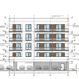 Andronache, stradal, proiect imobiliar p+4 et. cu autorizatie de construire